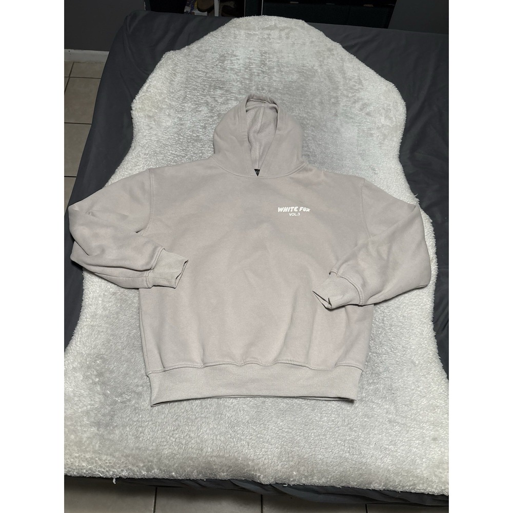 White Fox Volume 3 Hoodie Women's Oversized Size XS/S Cream Pullover
